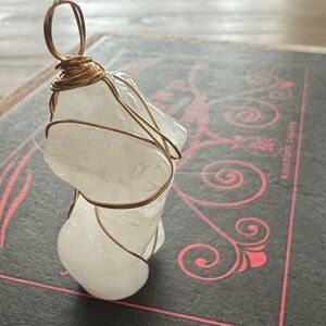 Elegant Wire-Wrapped Pendant